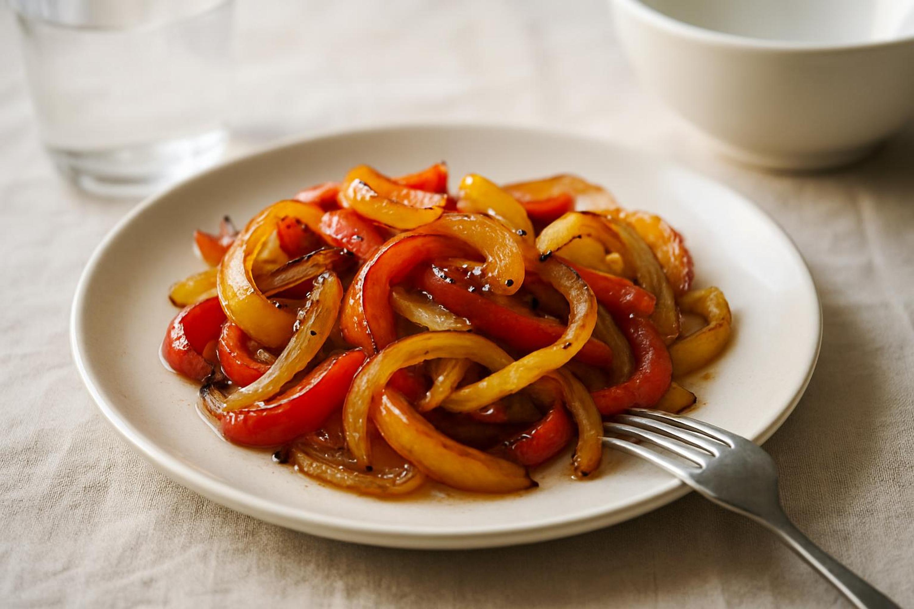 15. Roasted Peppers and Onions