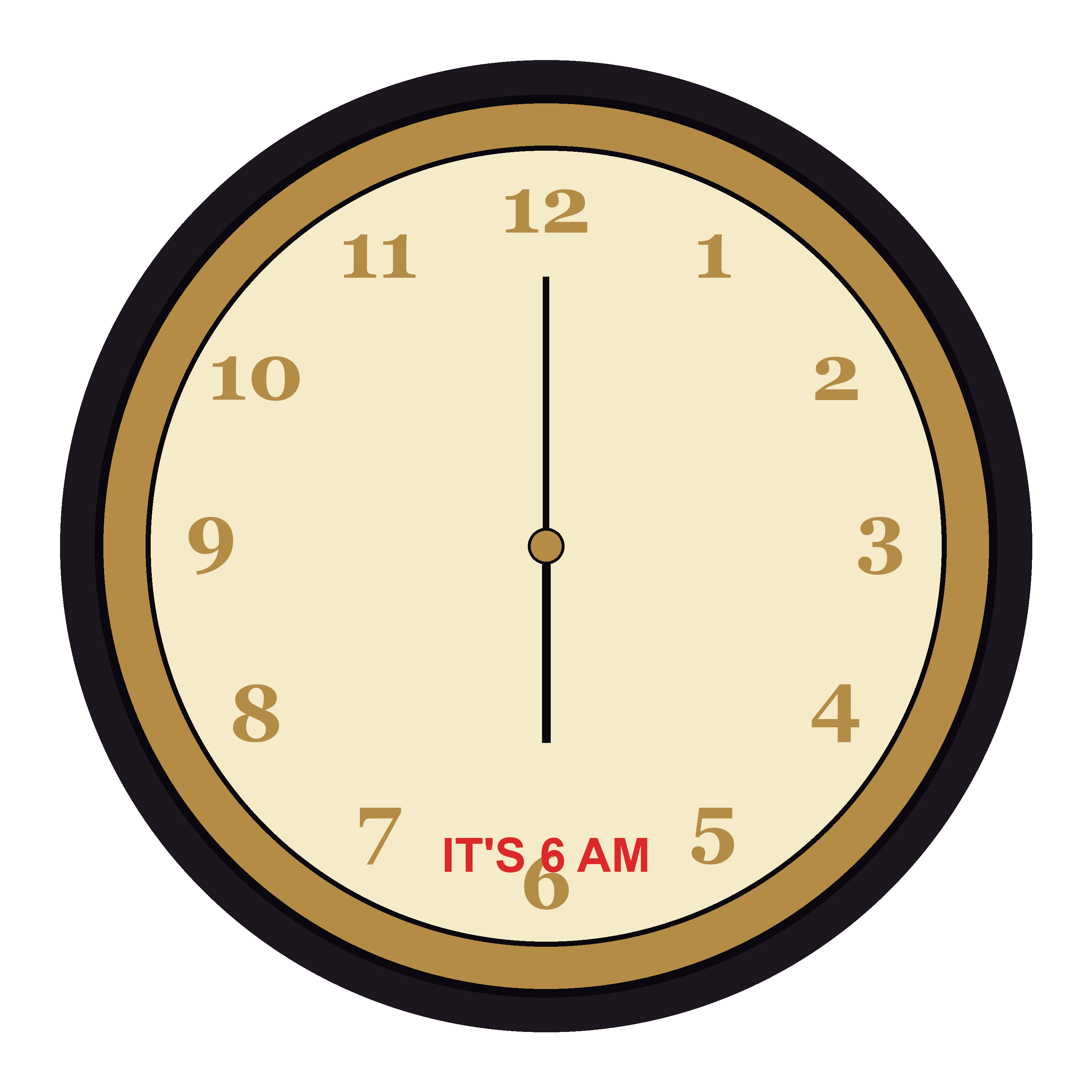 6:00 AM Clock