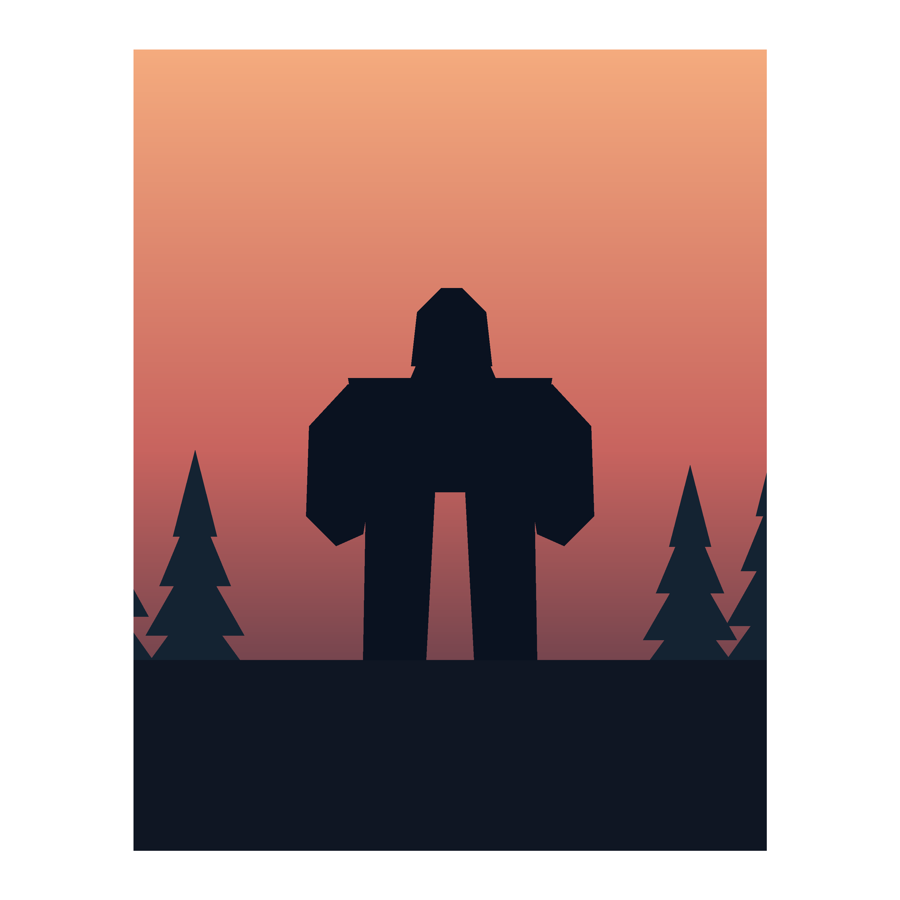 Sasquatch Silhouette