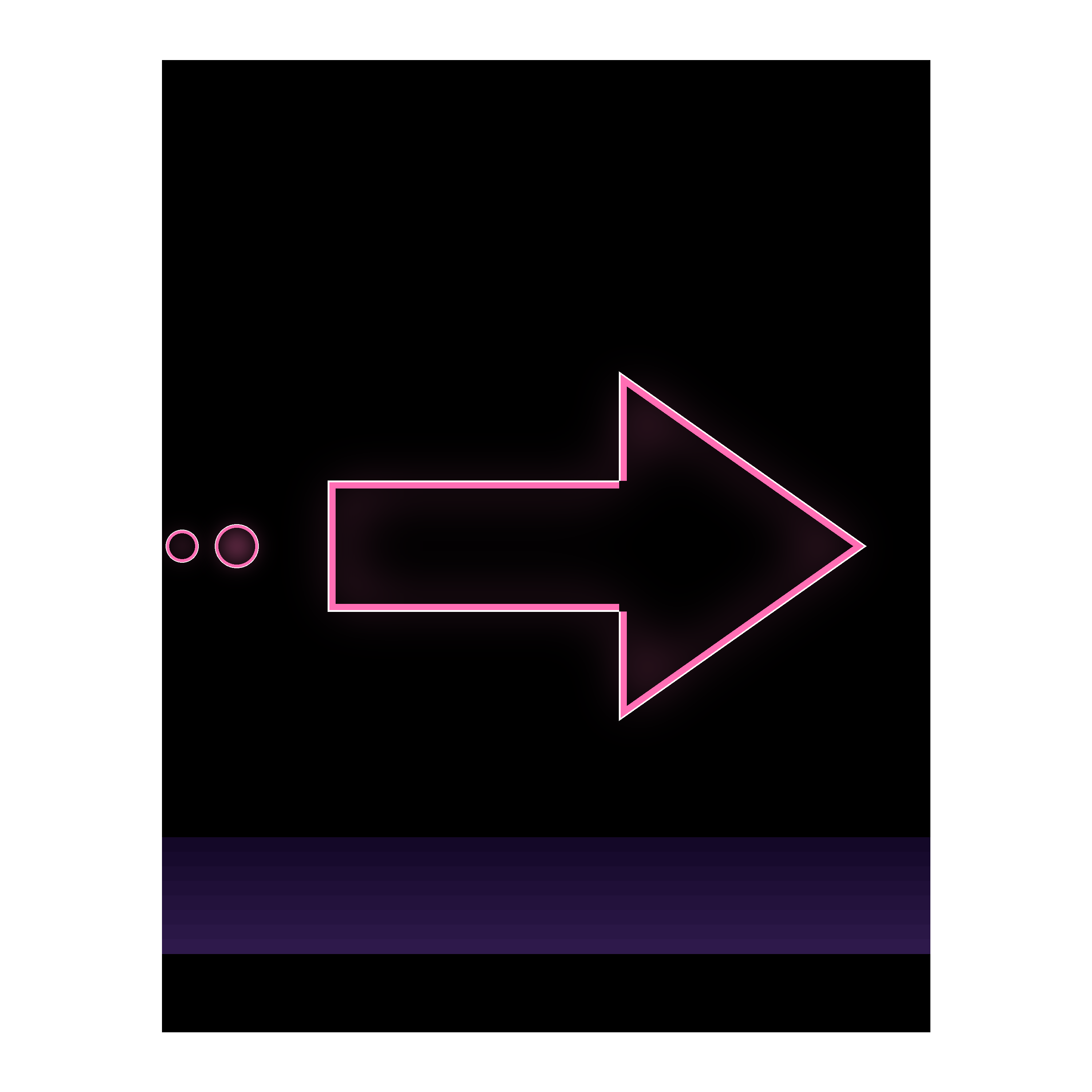 Neon Right Arrow