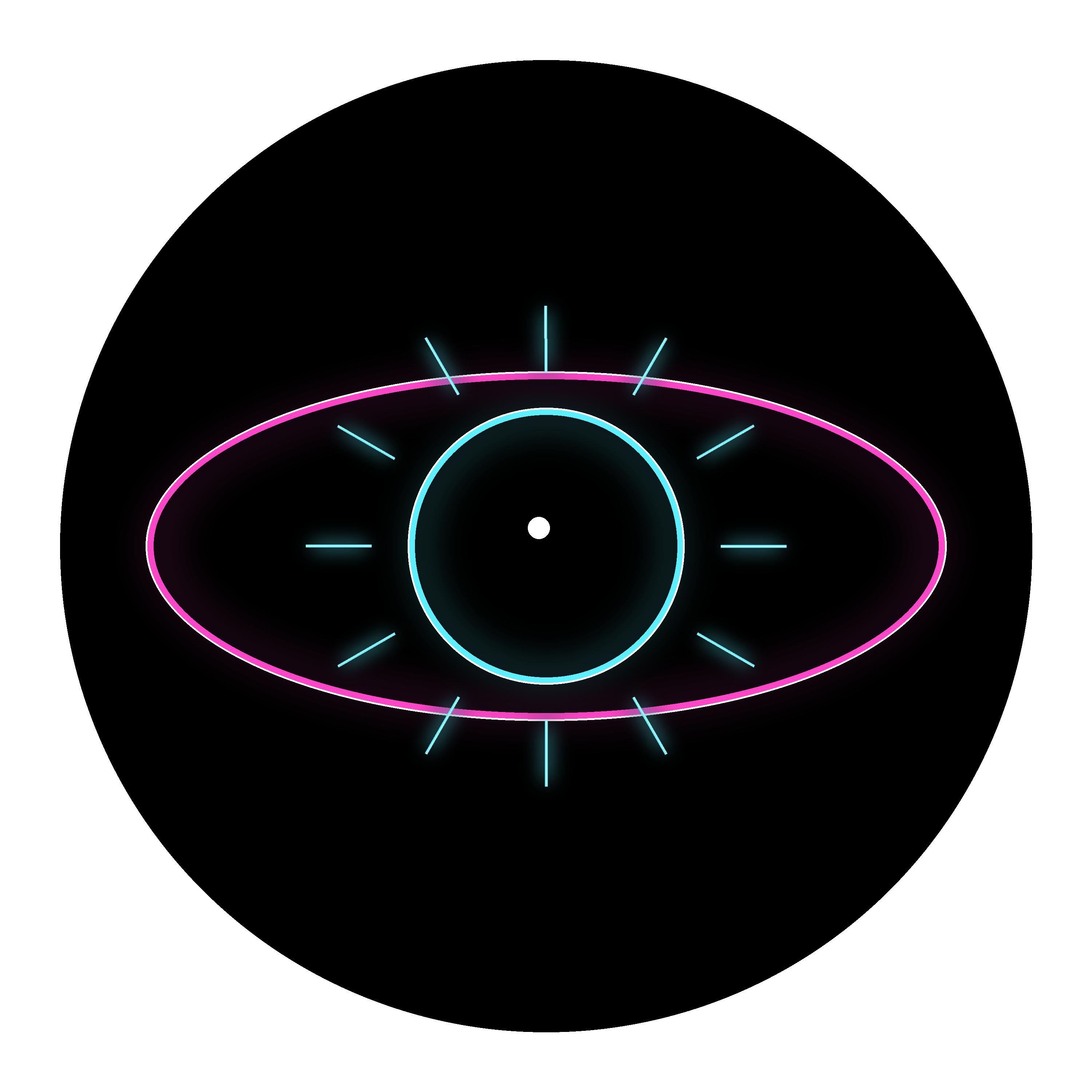 All-Seeing Neon Eye
