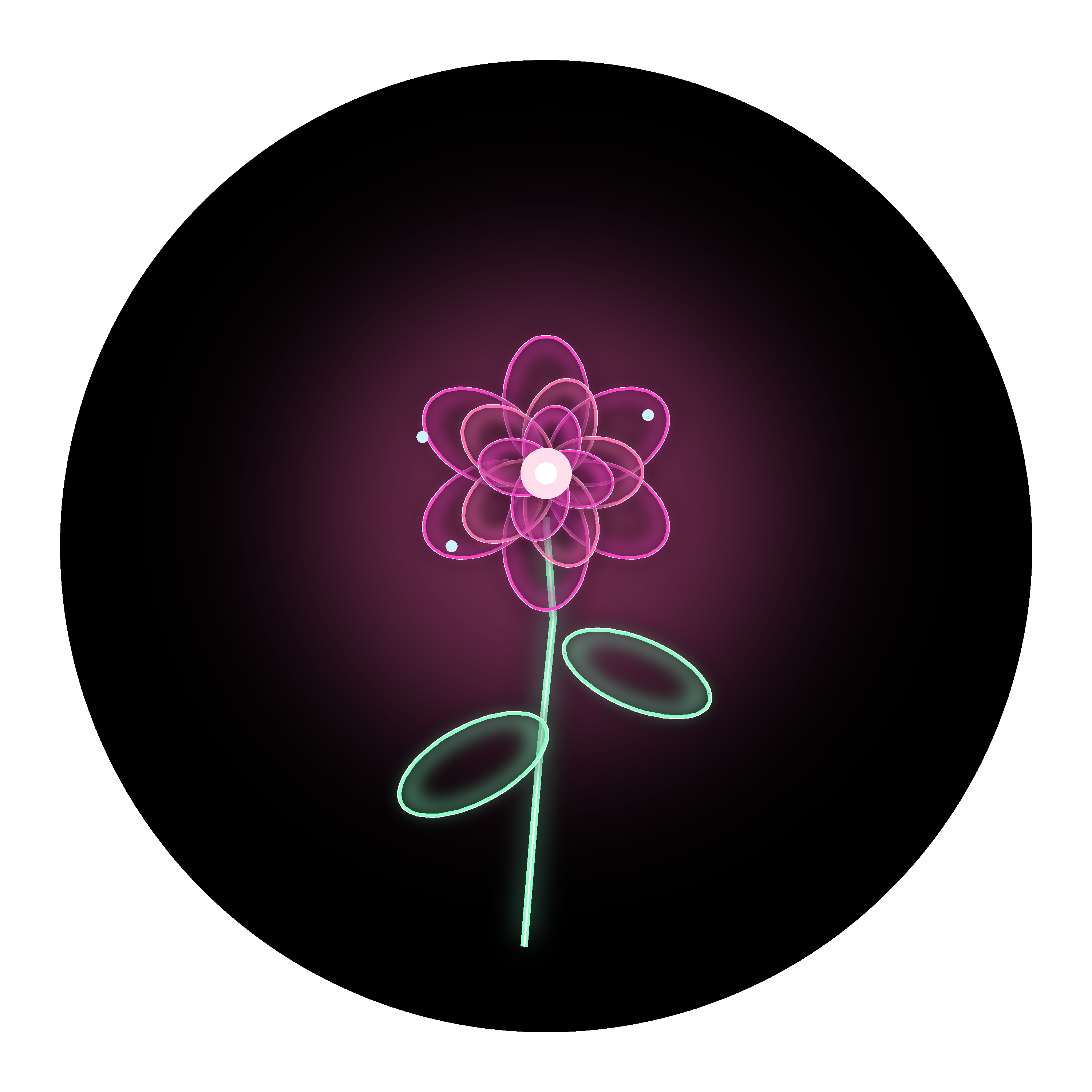 Neon Rose