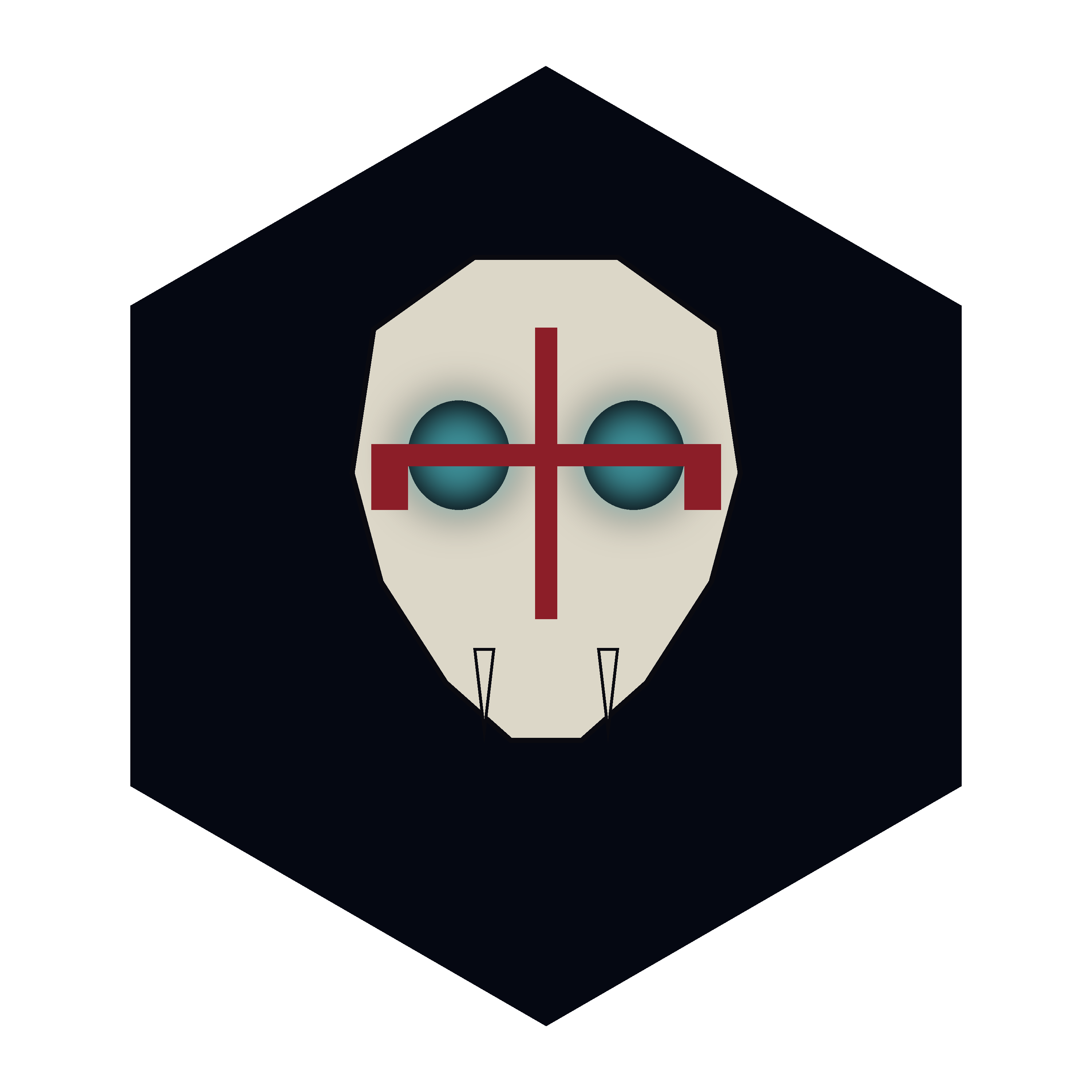Crucifix-Glitch Skull