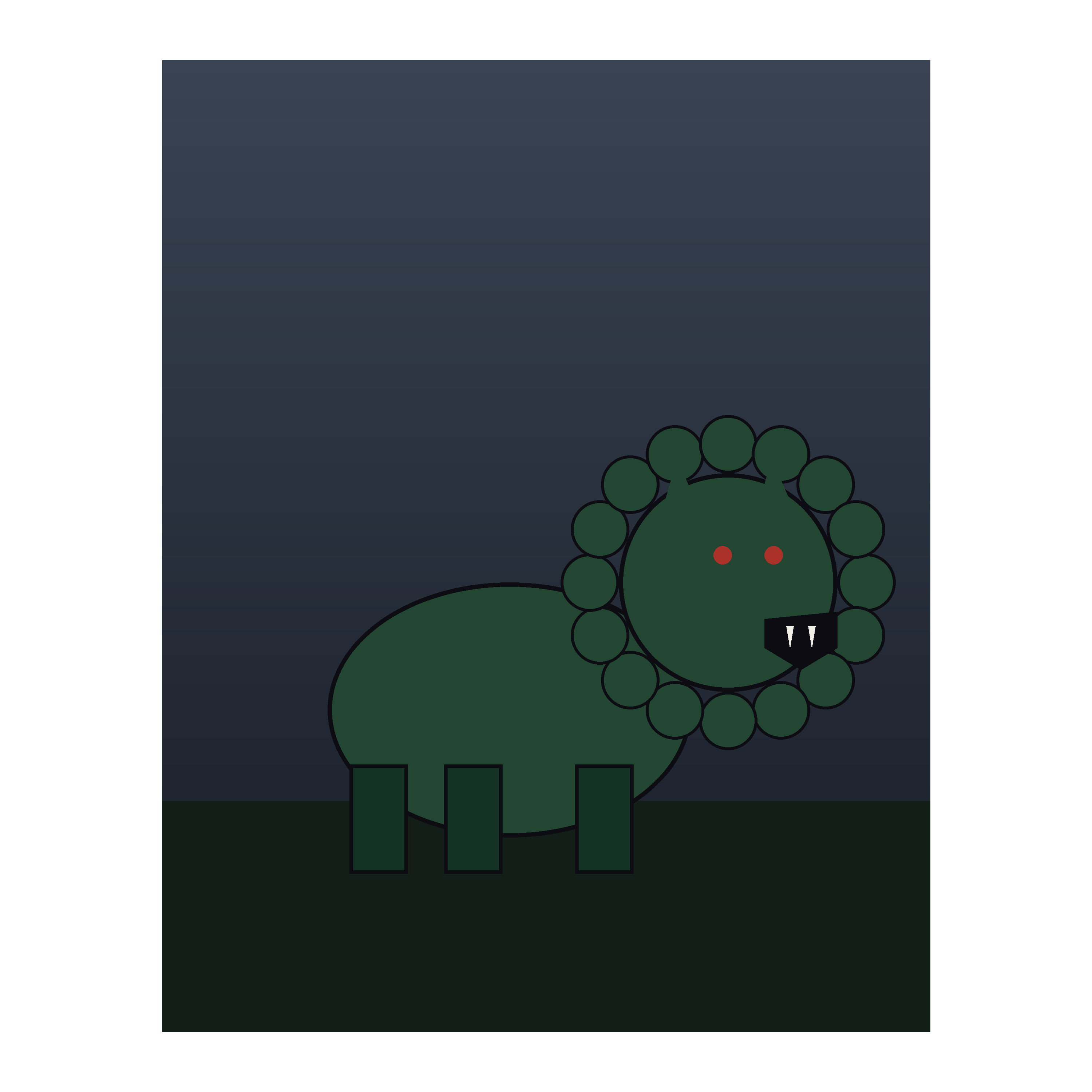 Hedge Lion
