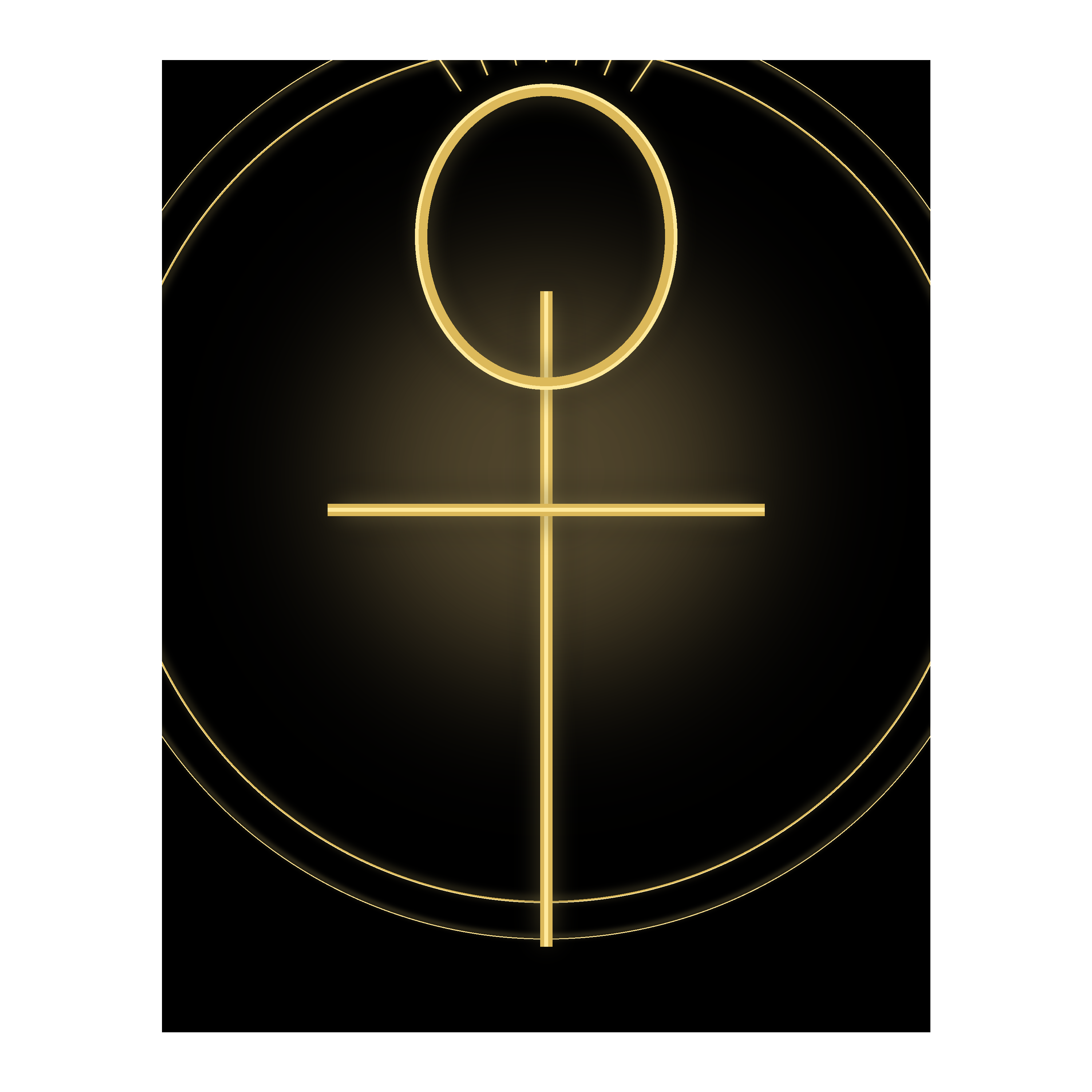 Ankh with Halo